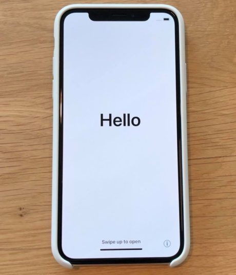 iPhone X Hello