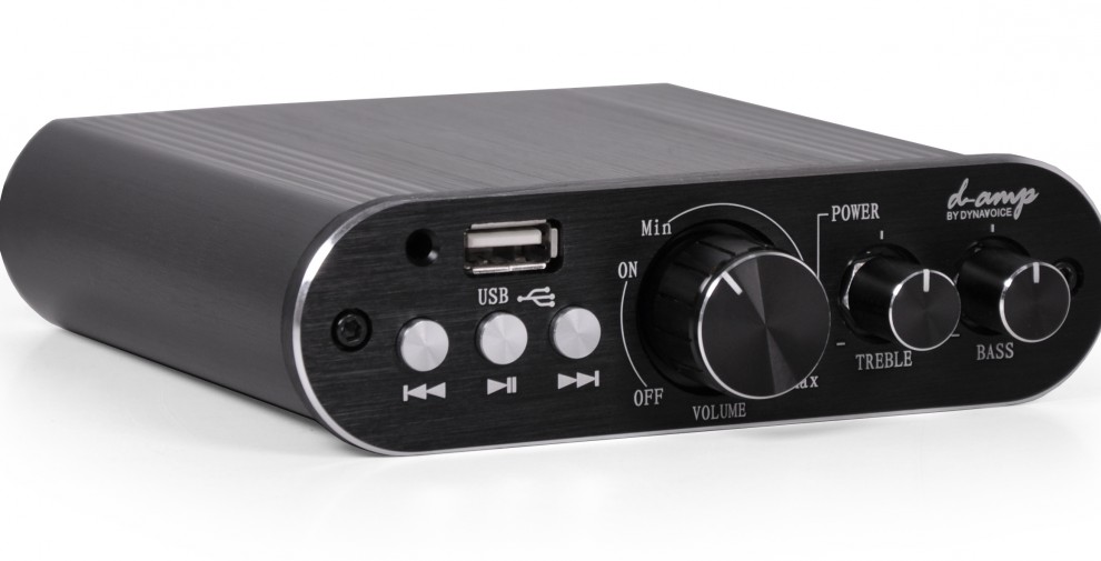 DYNAVOICE Amplificatore Digitale Stereo con Ricevitore Bluetooth 2 x 80w Ref DYNAVOICE CA802BT