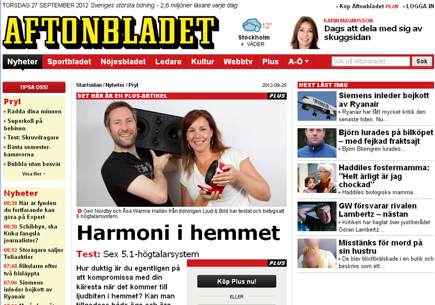 Så var man på aftonbladet.se