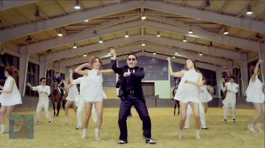 Psy kör över Bieber