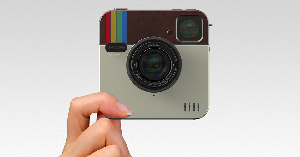 Instagram-kameran som skriver ut bilder