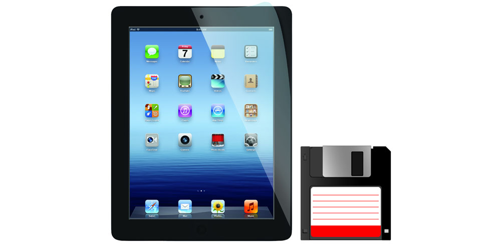 Från floppydisk till iPad