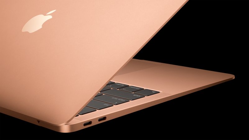 MacBook Air Keyboard and Ports 10302018