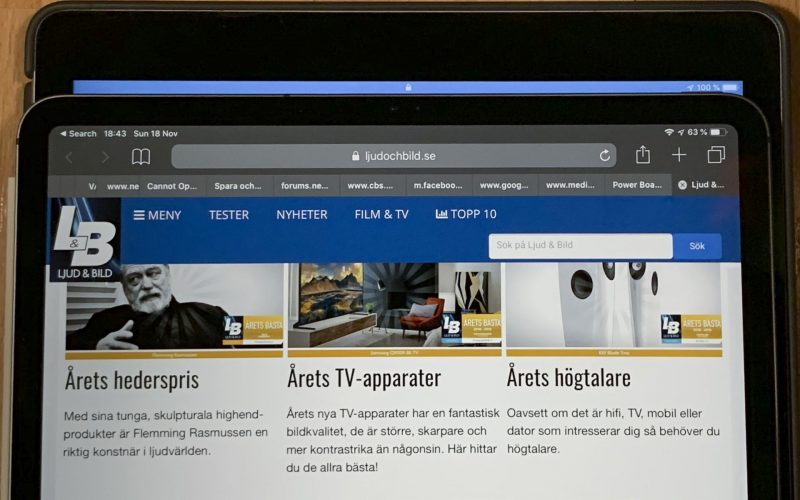 Betydligt smalare ram ger mindre yttermått