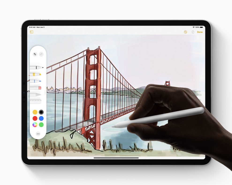 Vi har testat iPadOS 3 Apple iPadOS Apple Pencil 060319