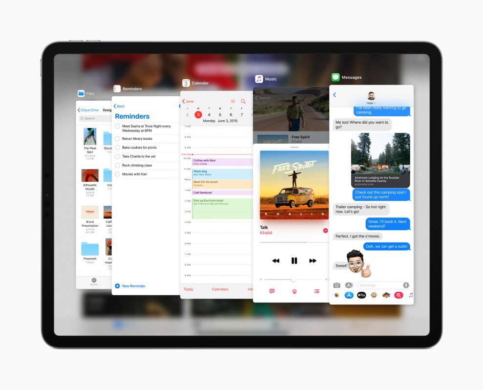 Vi har testat iPadOS 2 Apple iPadOS Slide Over 060319
