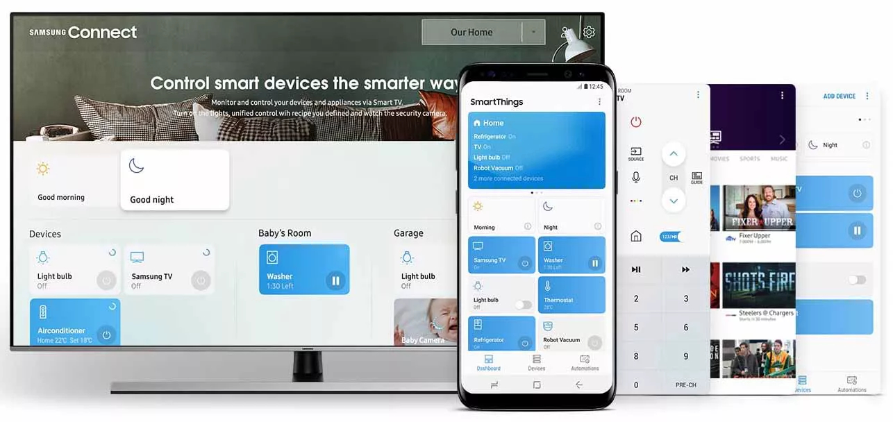 Samsung QE82Q70R 3 Samsung SmartThings