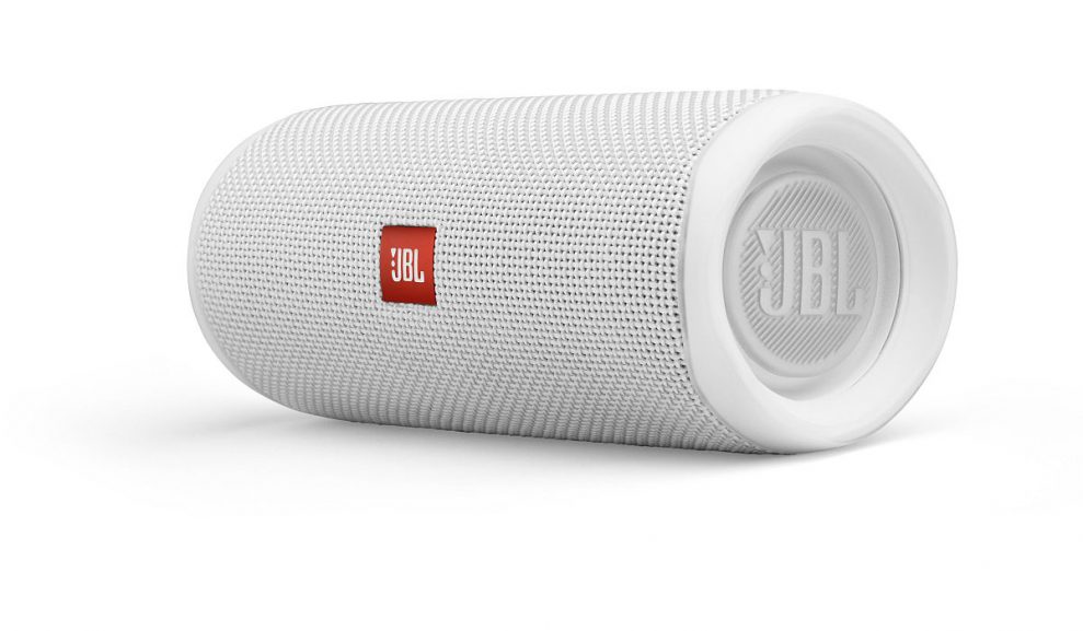 JBL Flip5 Product Photo Side SteelWhite WEB