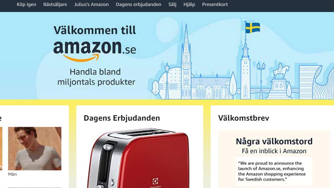 Svenska Amazon är nära en lansering