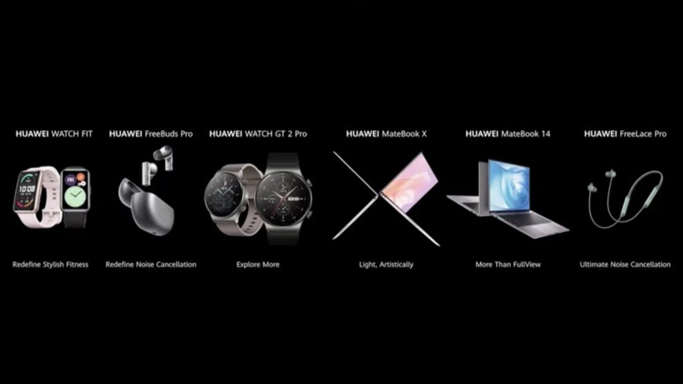 Nya smartklockor, öronproppar och bärbara från Huawei
