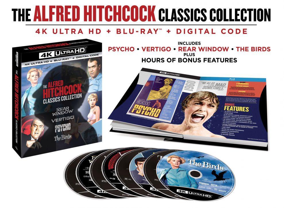 RELEASER: Netflix, Disney+, HBO, Amazon, 4K UHD BD, Blu-ray, september 2020 4 Hitchcock 4K