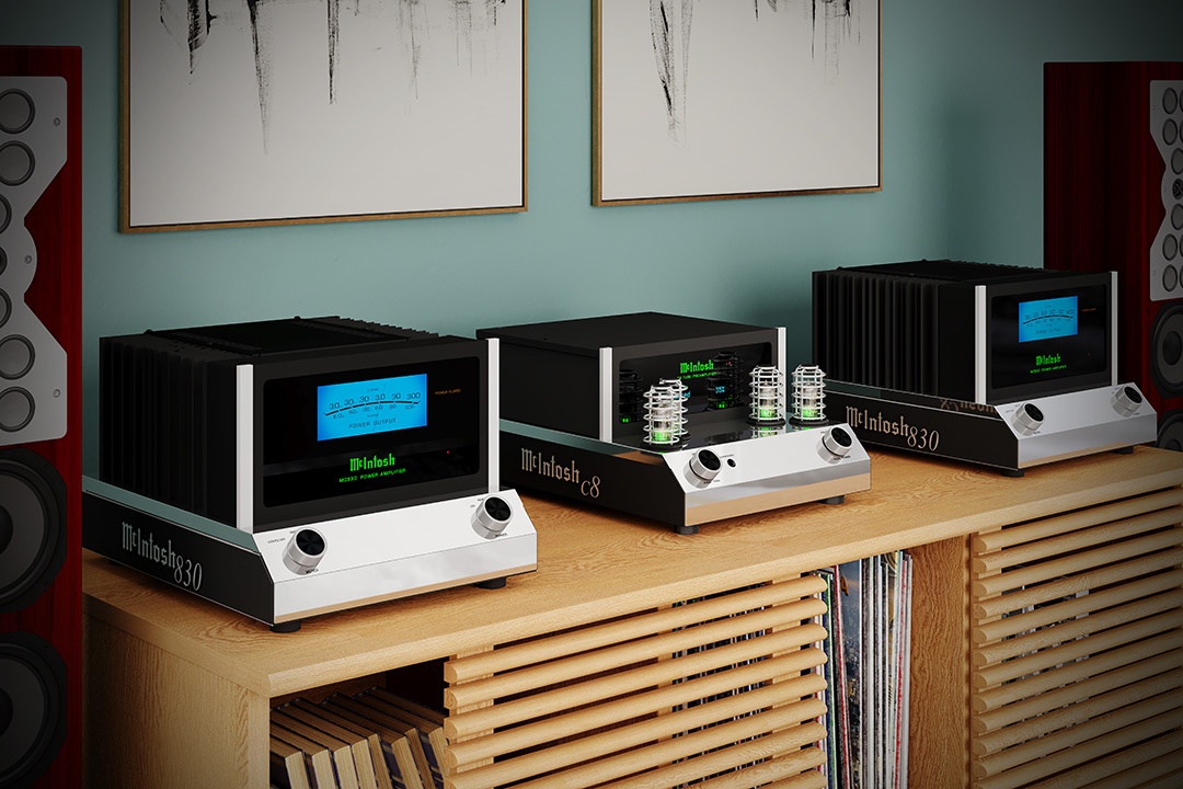 McIntosh MC830 monoförstärkare och C8 förförstärkare