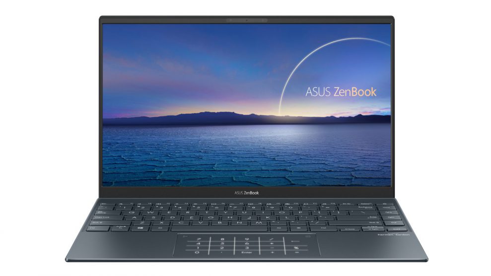 ASUS ZenBook 14 UM425IA-PURE3 3 ZenBook UM425 Product photo 1A Pine Grey 05 NumberPad 1536x864 1