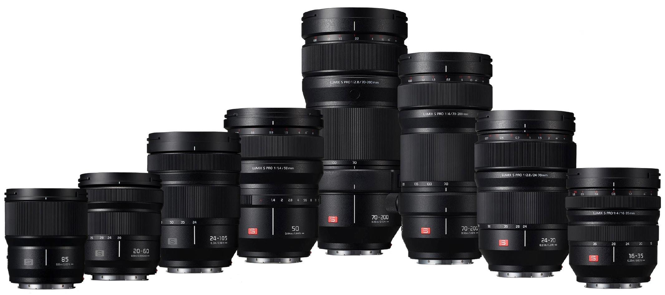 Panasonic Lumix S 85mm 1.8 4 Lumix S lenses