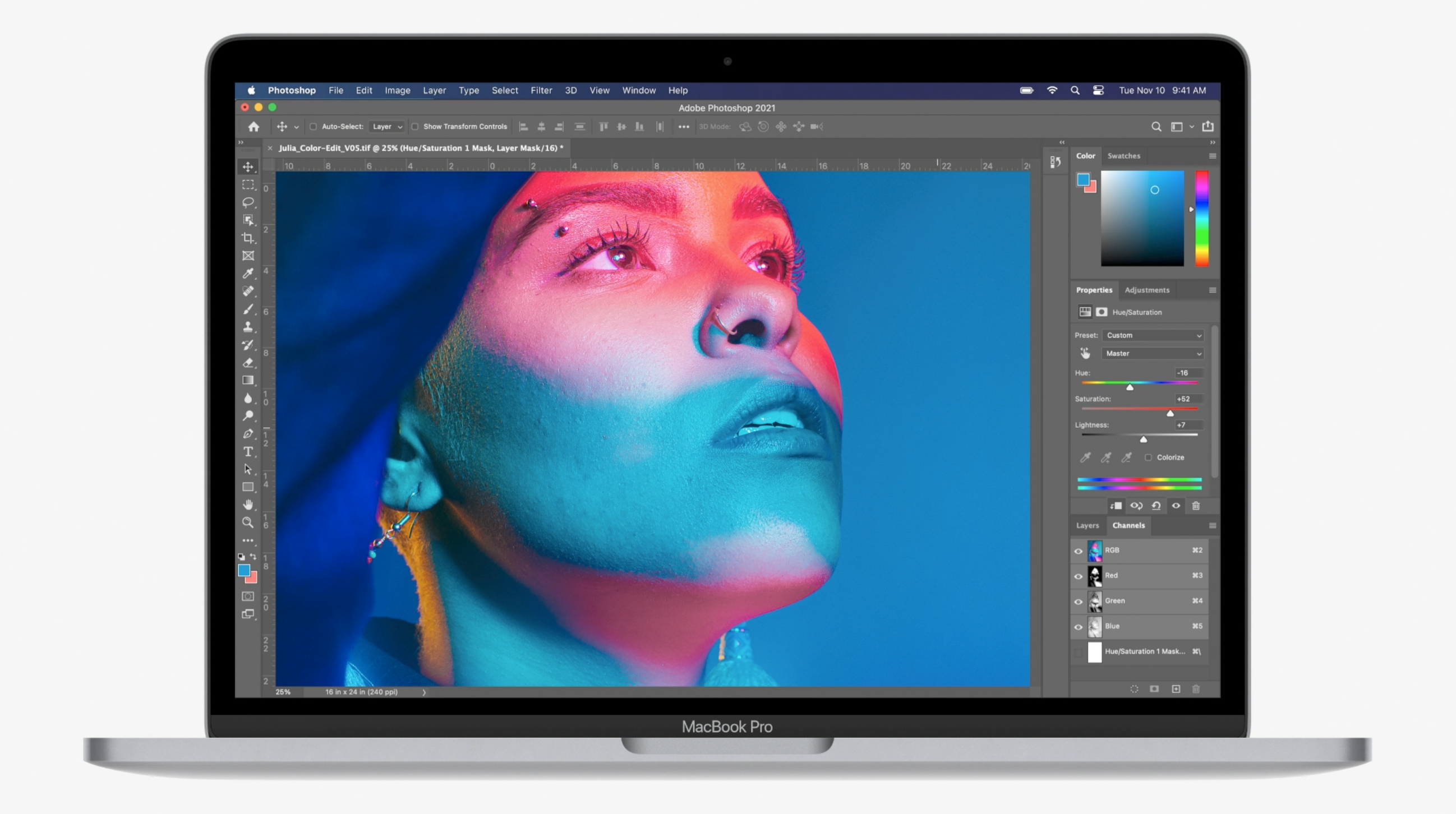 Apple byter ut Intel 3 M1 MacBook Pro Photoshop