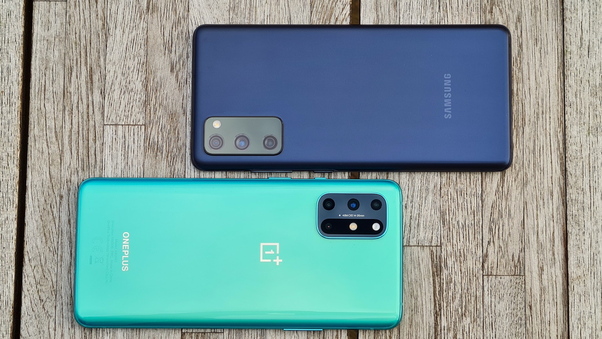 OnePlus 8T vs. Samsung Galaxy S20 Fan Edition