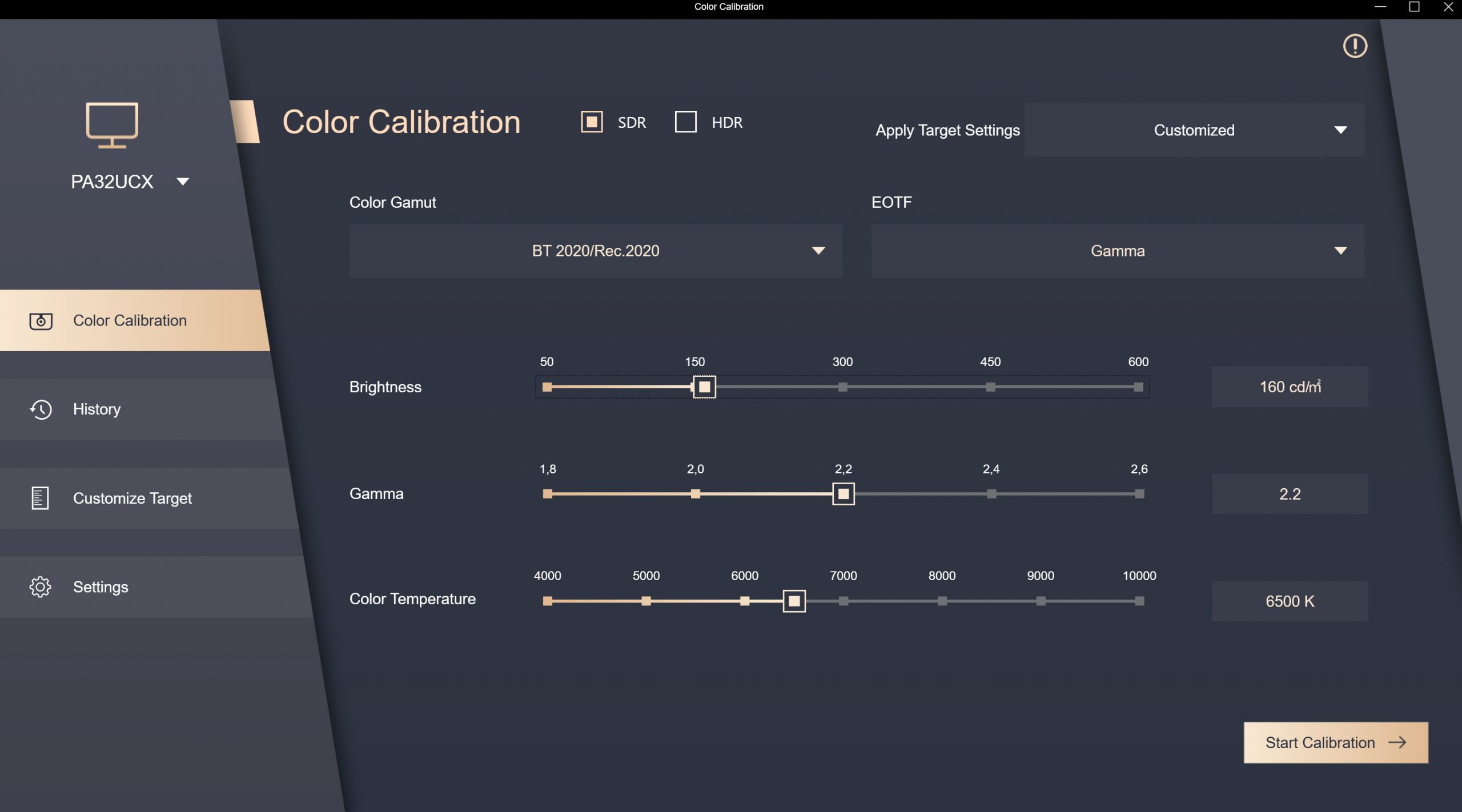 Asus PA32UCX-K 4 Asus PA32UCX calibration BT2020