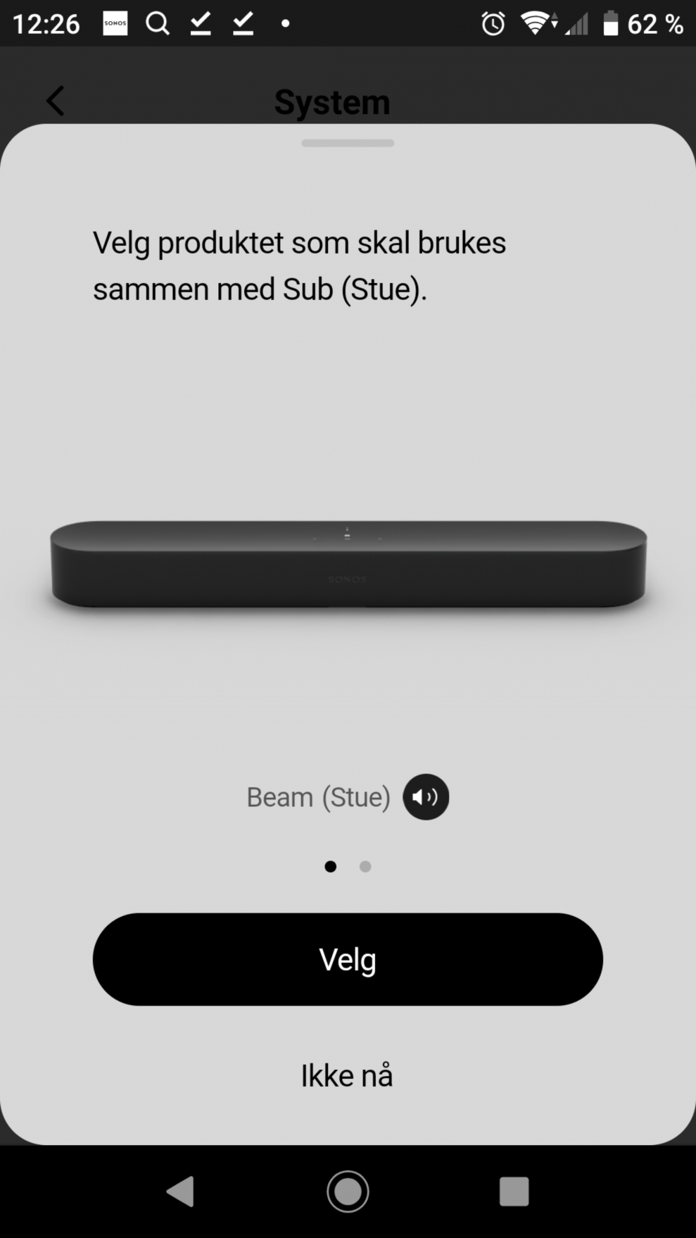 Sonos Sub setup 11