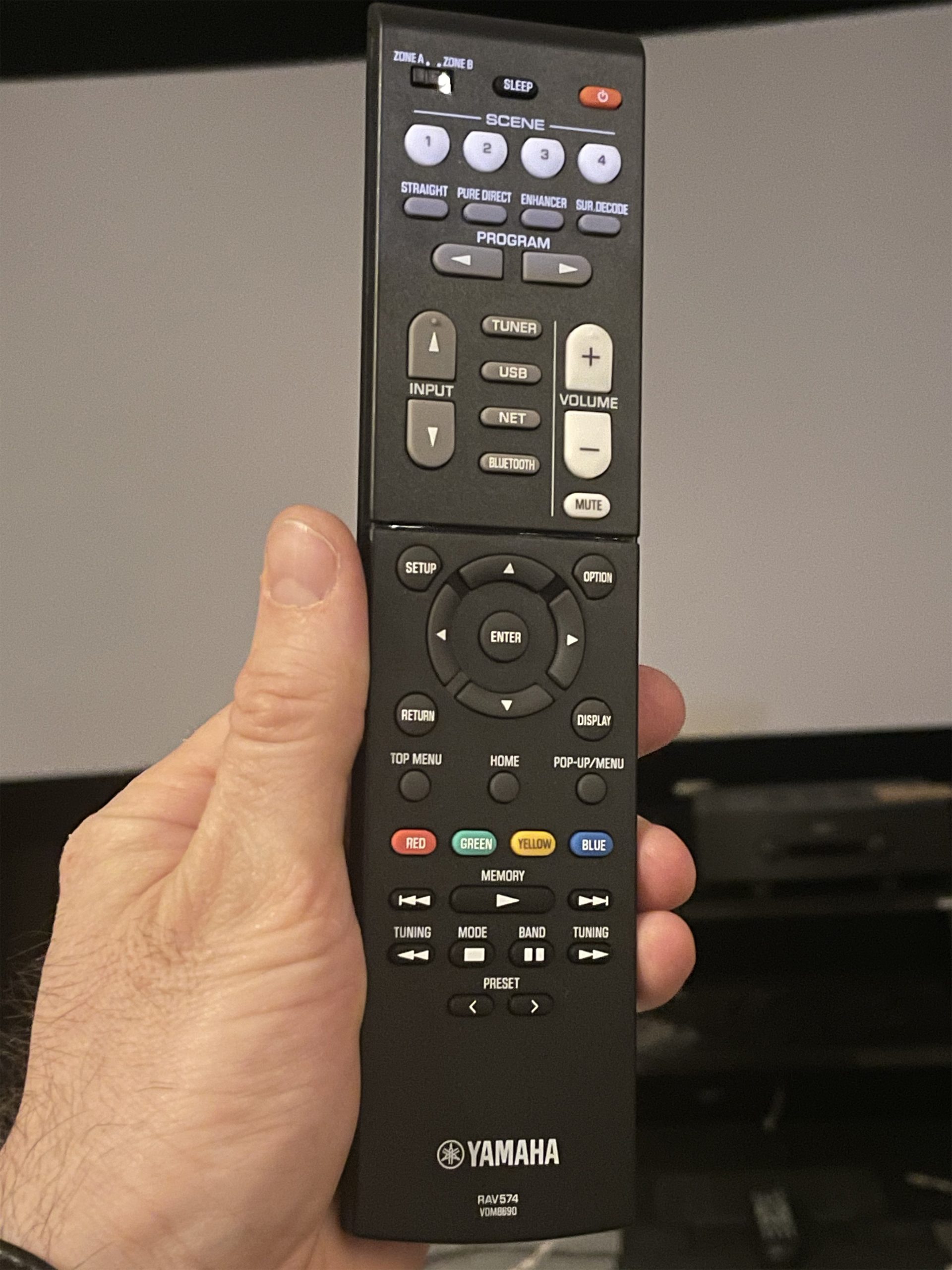 Yamaha RX-V4A 4 Yamaha RX-V4A remote(2)