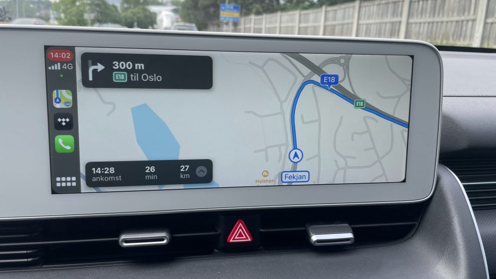 Hyundai Ioniq 5 CarPlay Apple Maps