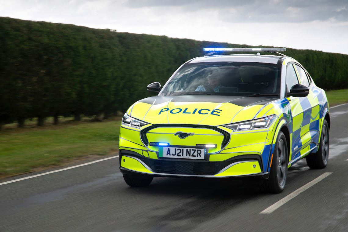 Mustang Mach-E kan bli Storbritanniens nya polisbil
