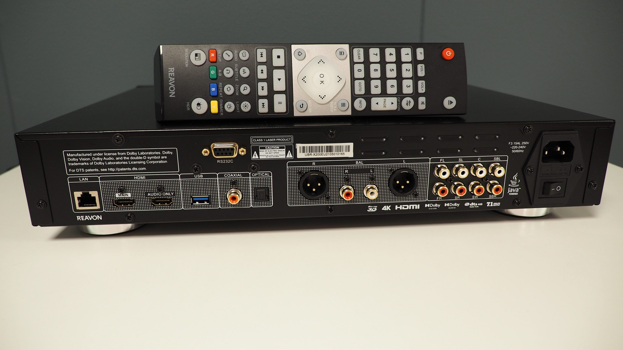 Reavon UBR X200 rear inputs scaled