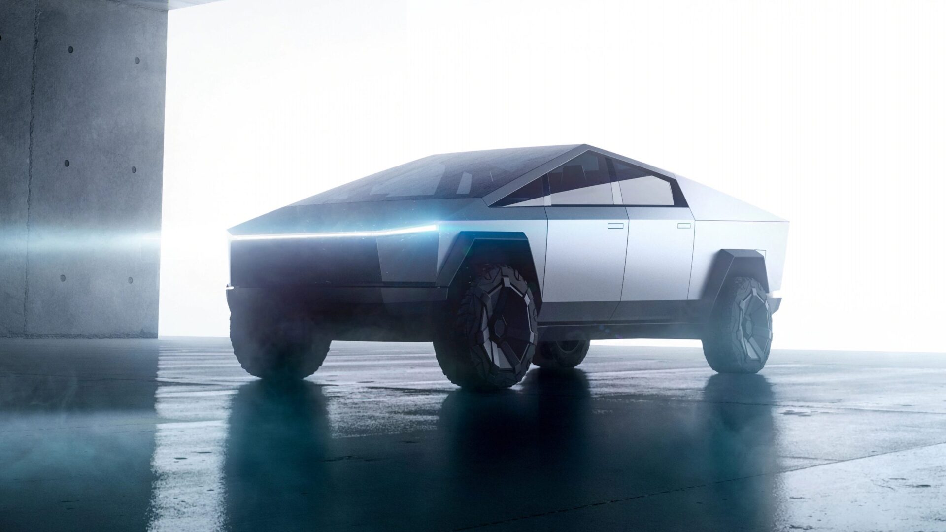 Teslas Cybertruck kommer först i 2023