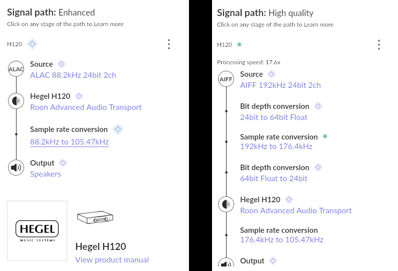 Hegel H120 Roon signal path2 1