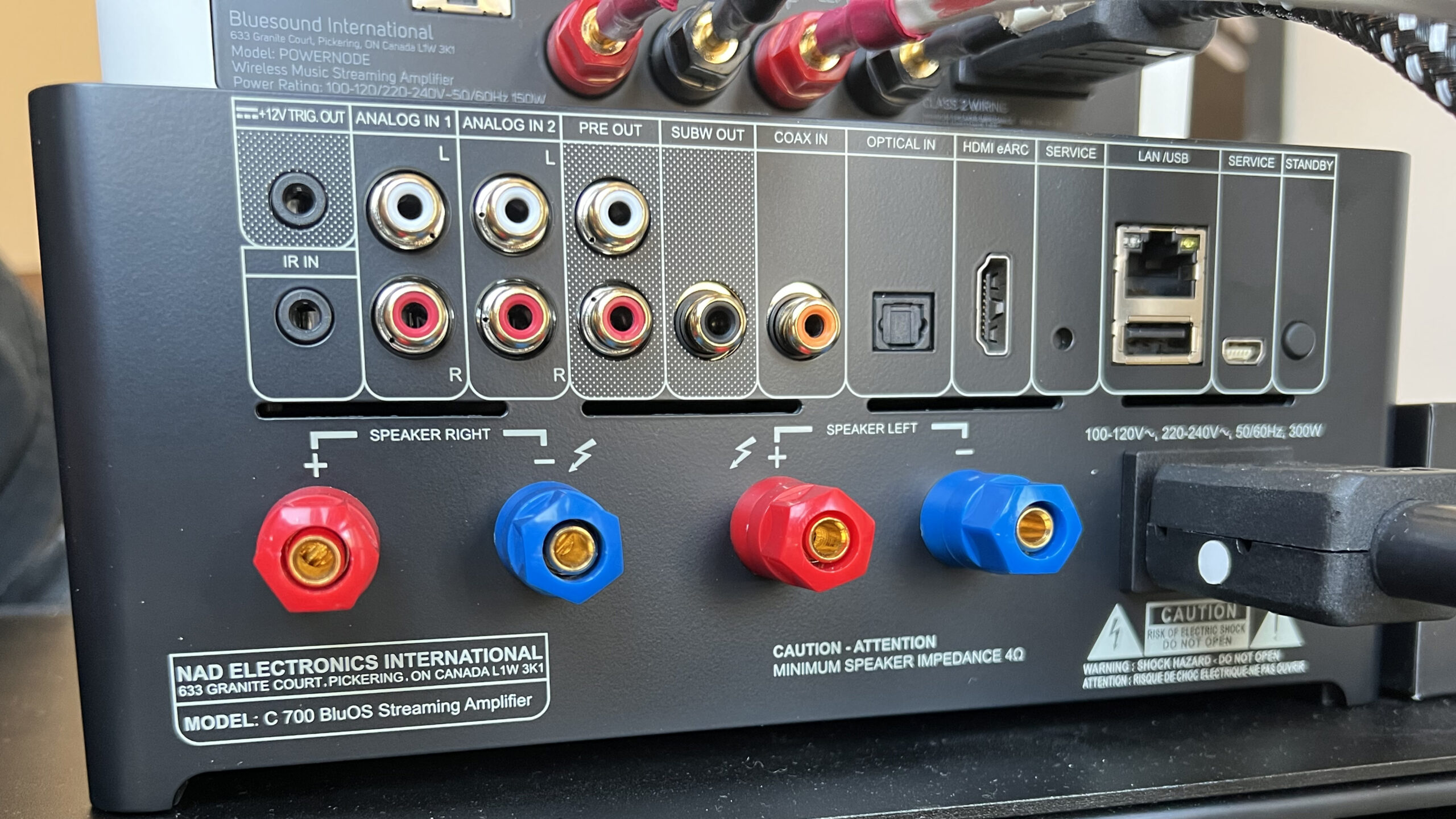 NAD C700 rear Geir Graabein NAD C700 rear Geir Graabein