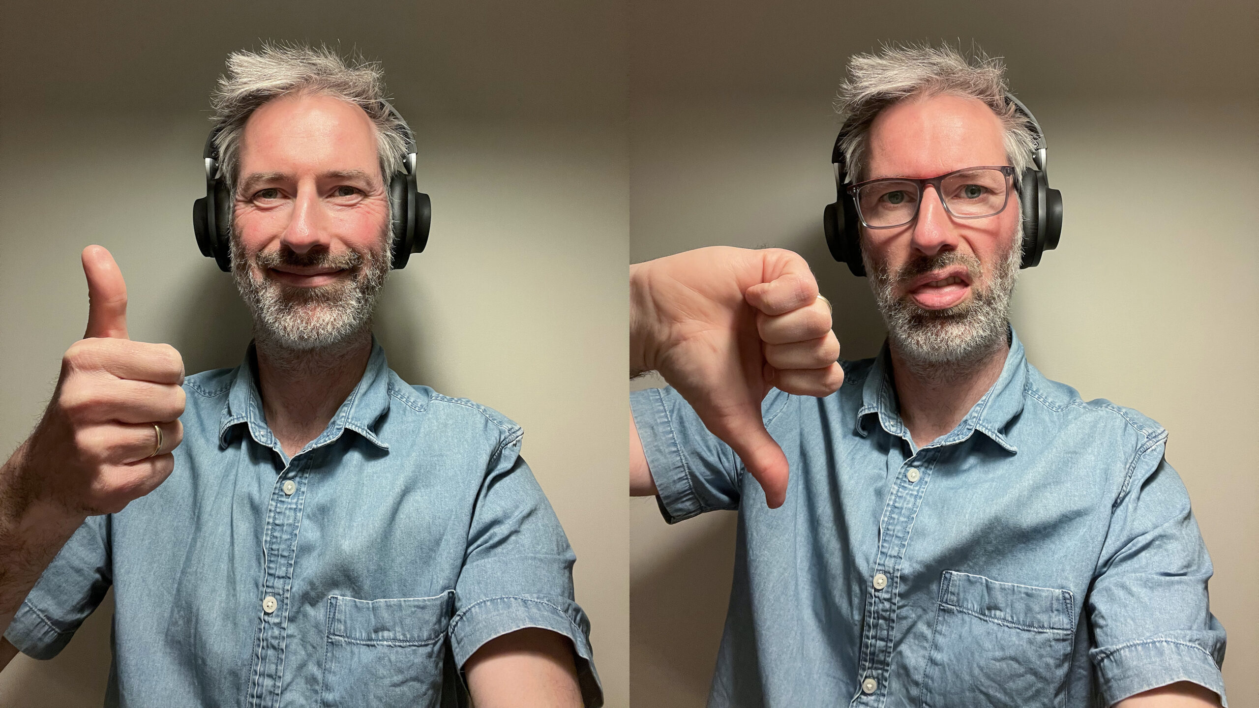 Shure Aonic 40 glasses no glasses Shure Aonic 40 glasses no glasses