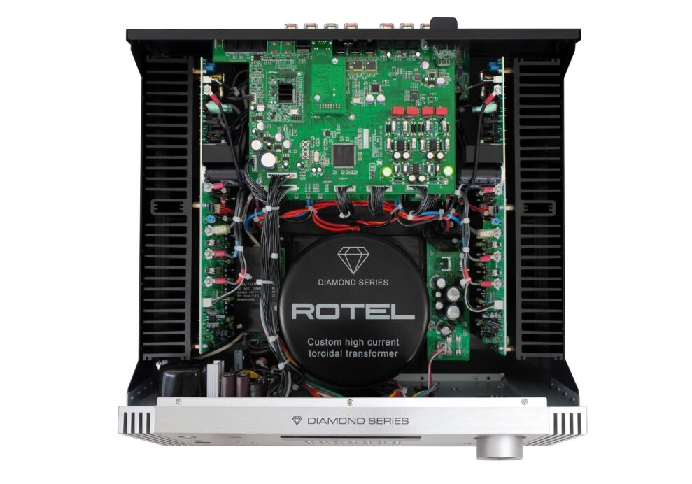 Rotel RA6000 innvendig