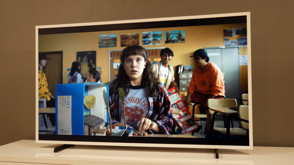 Samsung The Frame 2022 Stranger Things S4E01