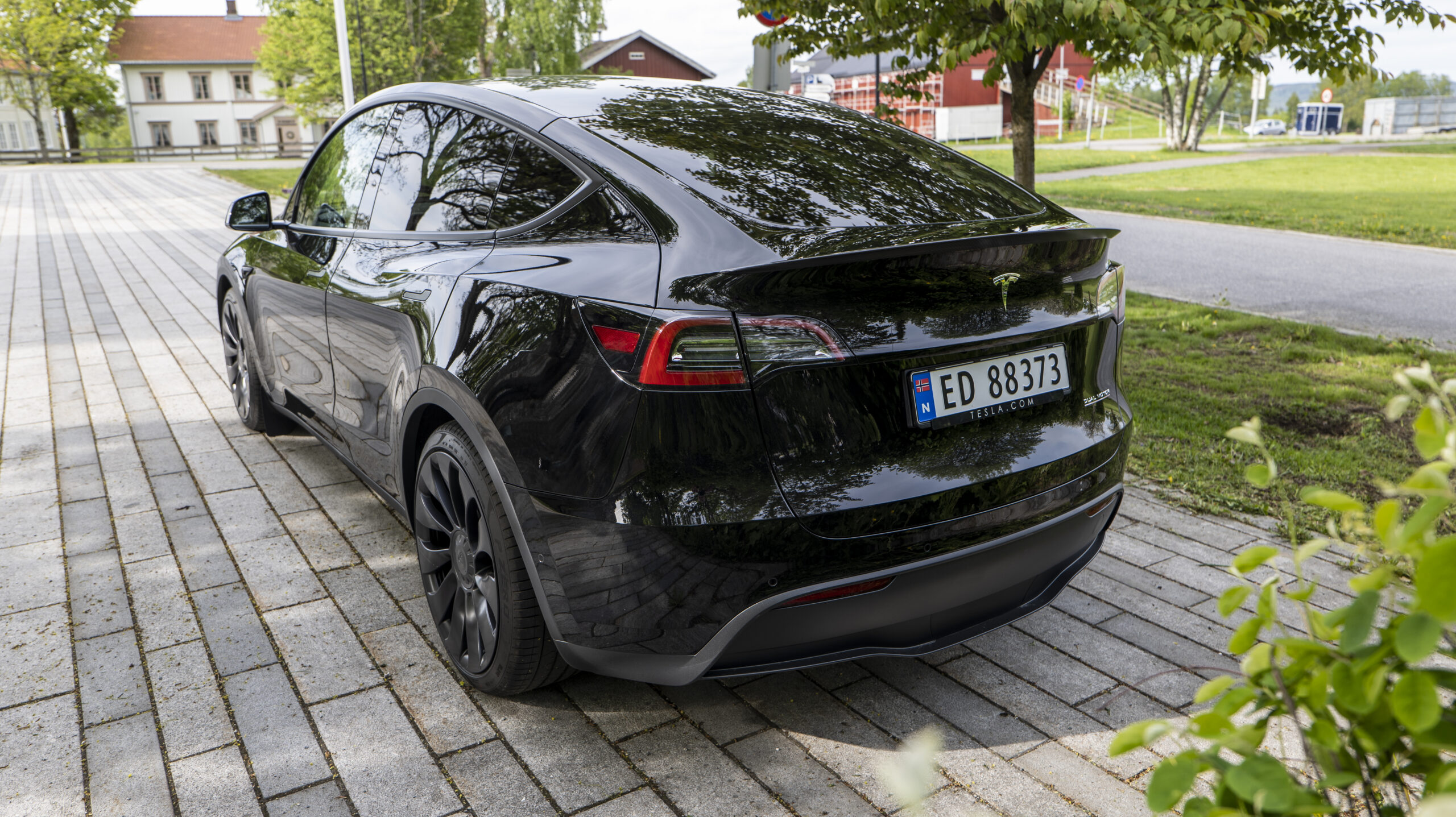 Tesla Model Y Performance rear angle 2