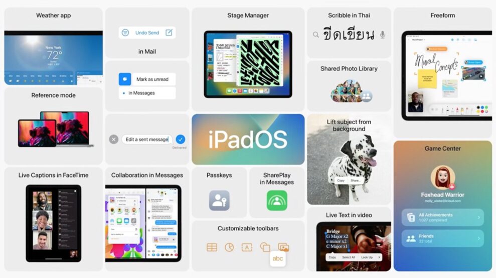 iPad OS 16