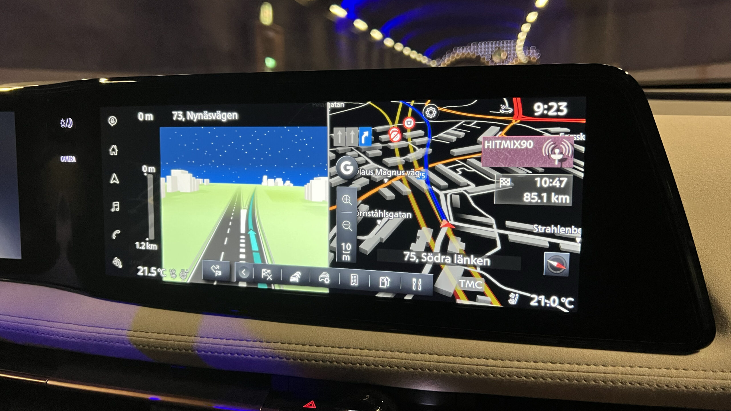 Nissan Ariya navigation