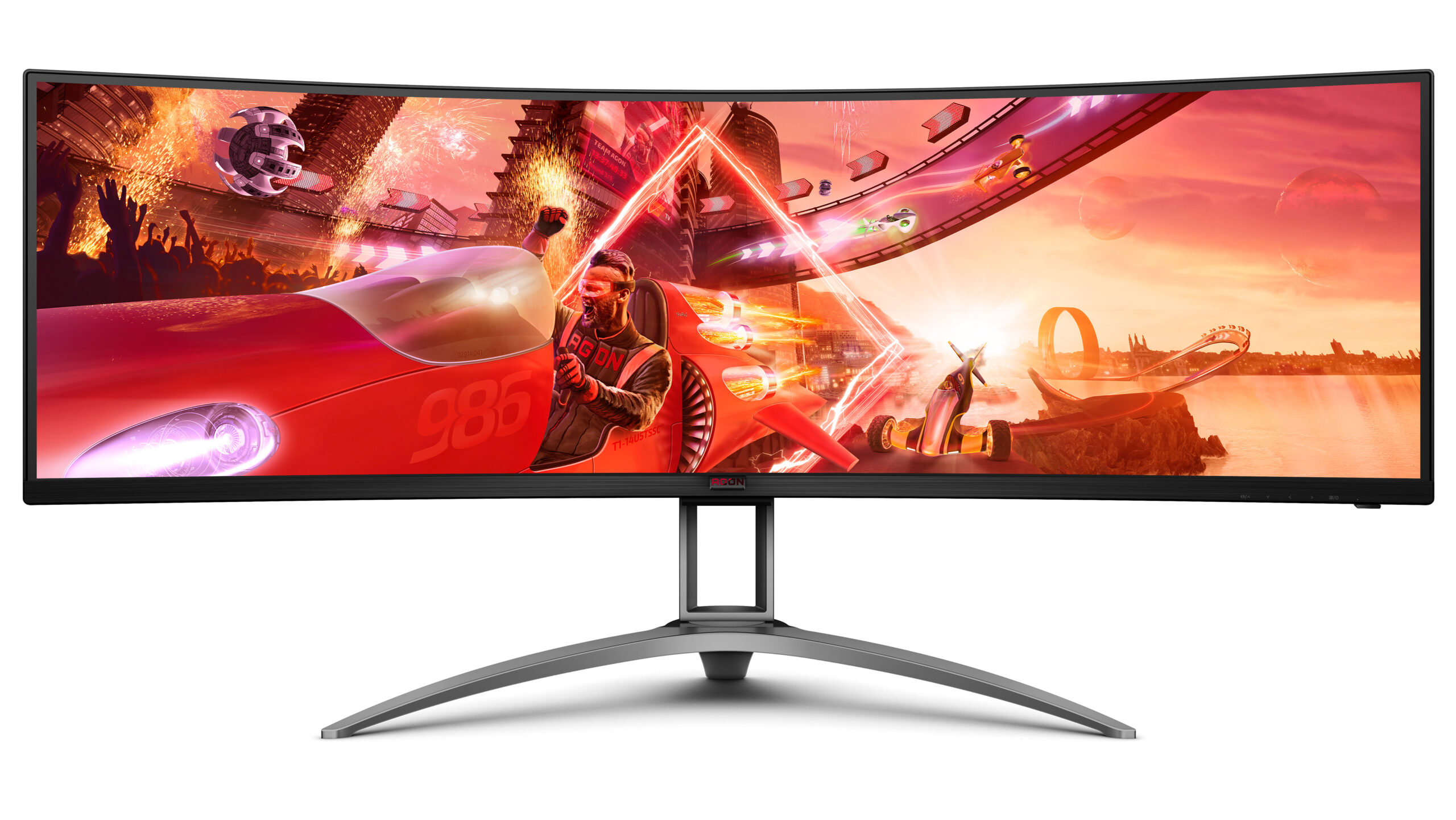 AOC AG493UCX2 Anteriore