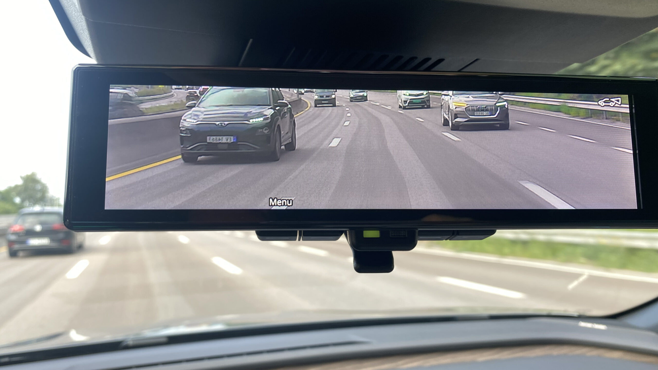 Renault Megane E Tech digital mirror