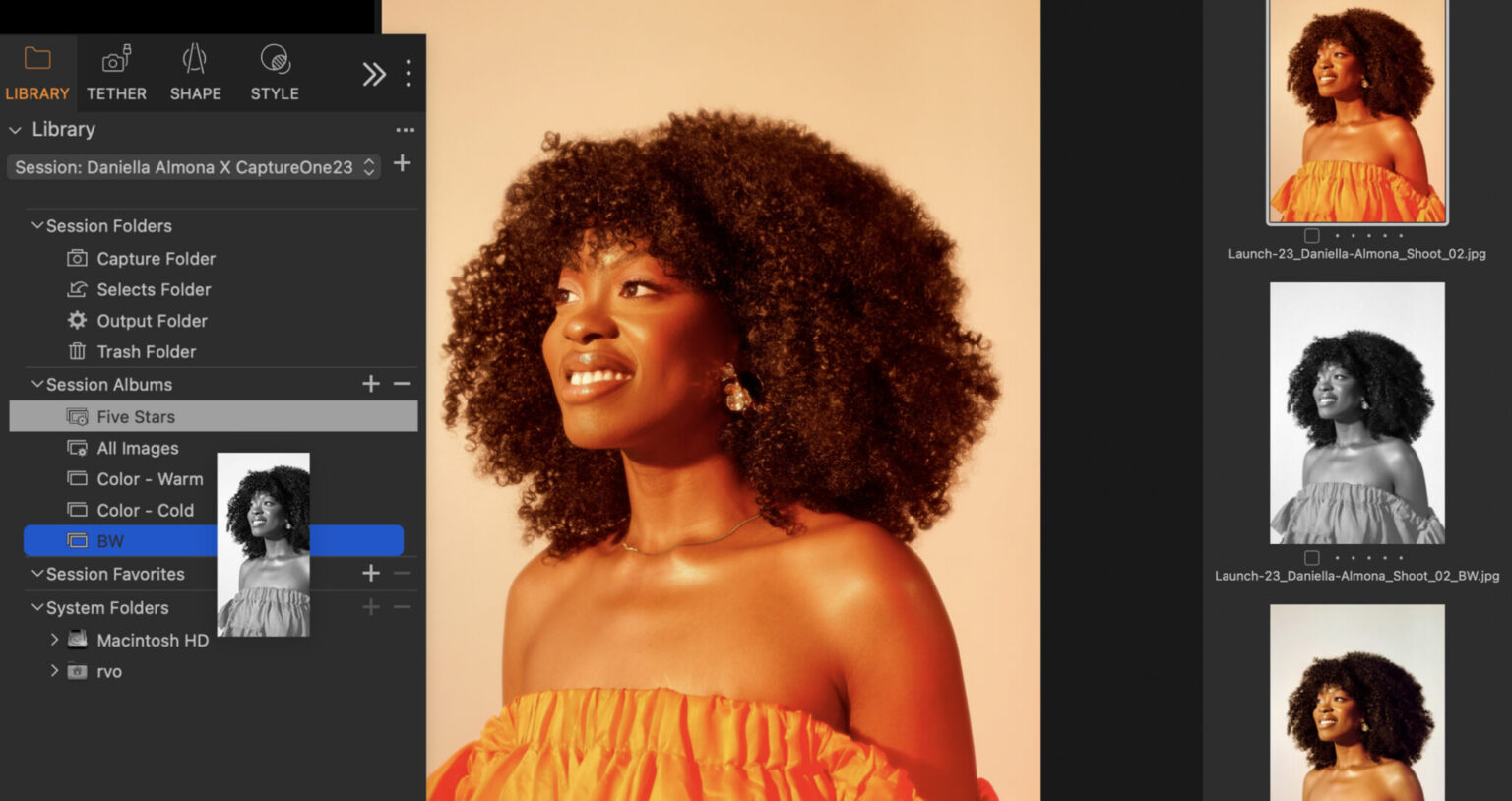 Capture One Pro 23 bildredigering