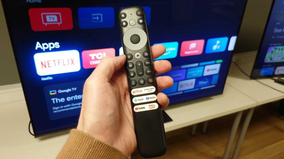 TCL C835 remote