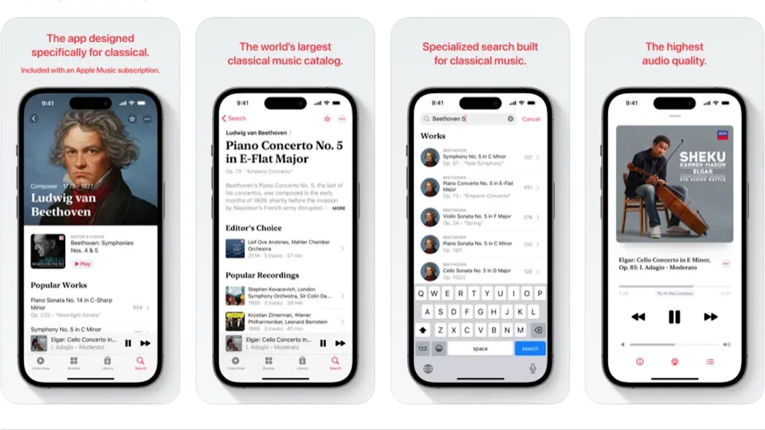 Apple presenta la nuova app Apple Music Classical