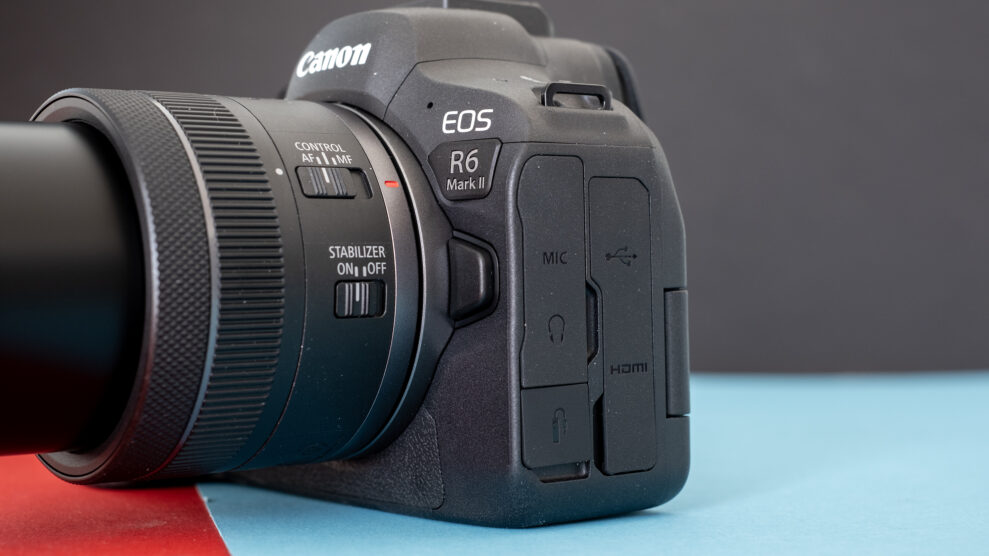 Canon EOS R6 Mark II ports