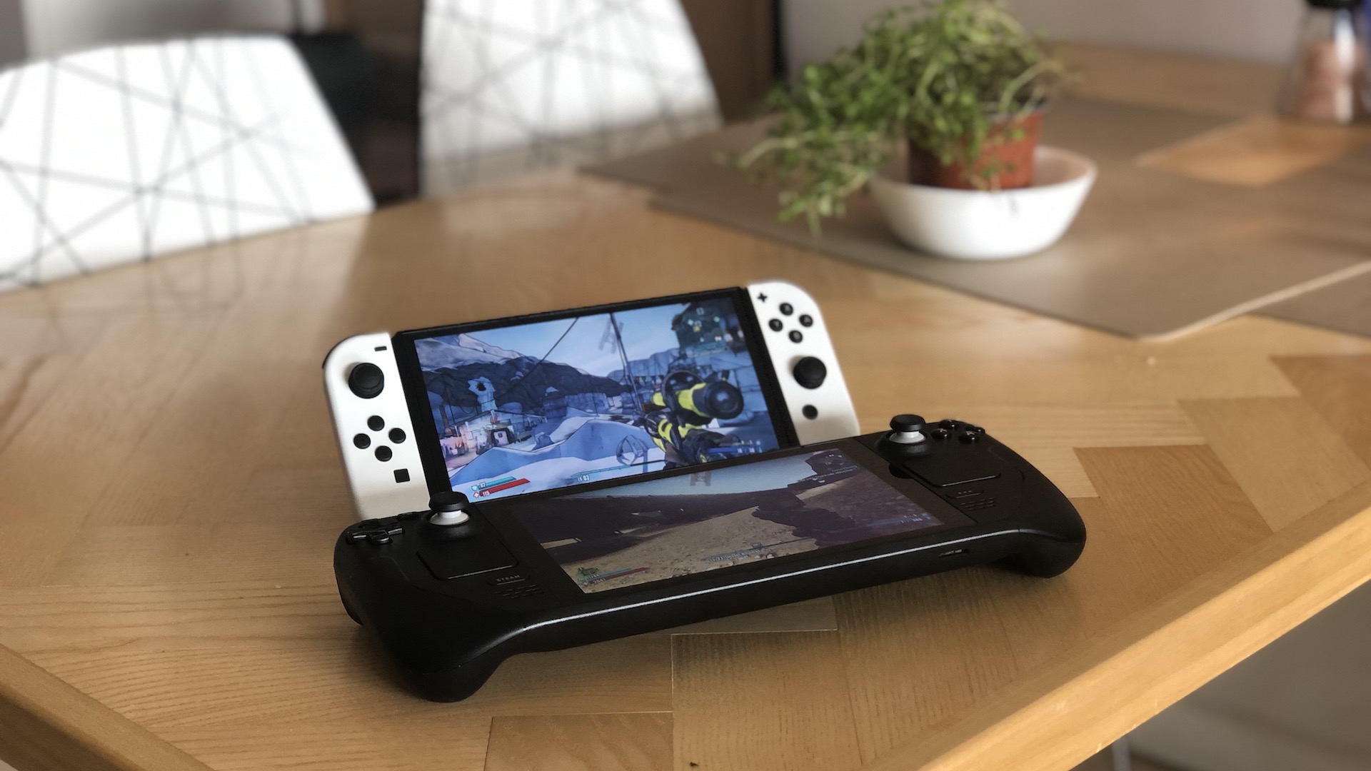 Steam Deck mot Nintendo Switch OLED