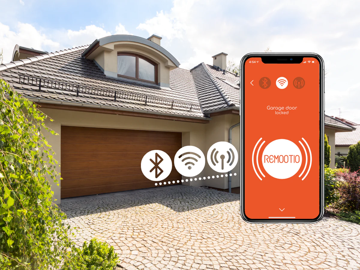 The smart garage opener is now in Homekit