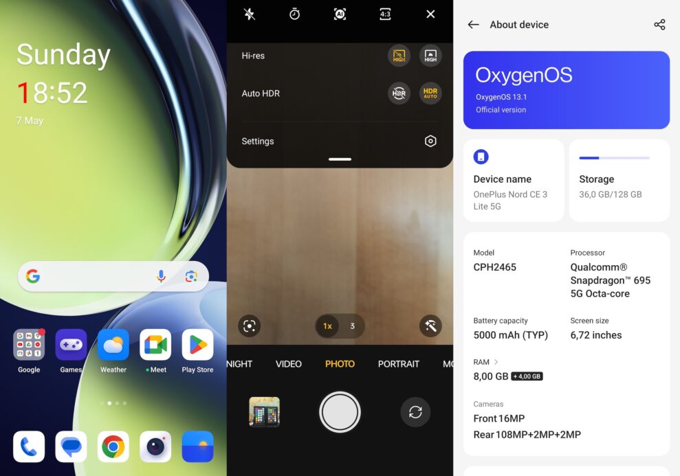 OnePlus Nord CE 3 Lite 2 oneplus nord interface