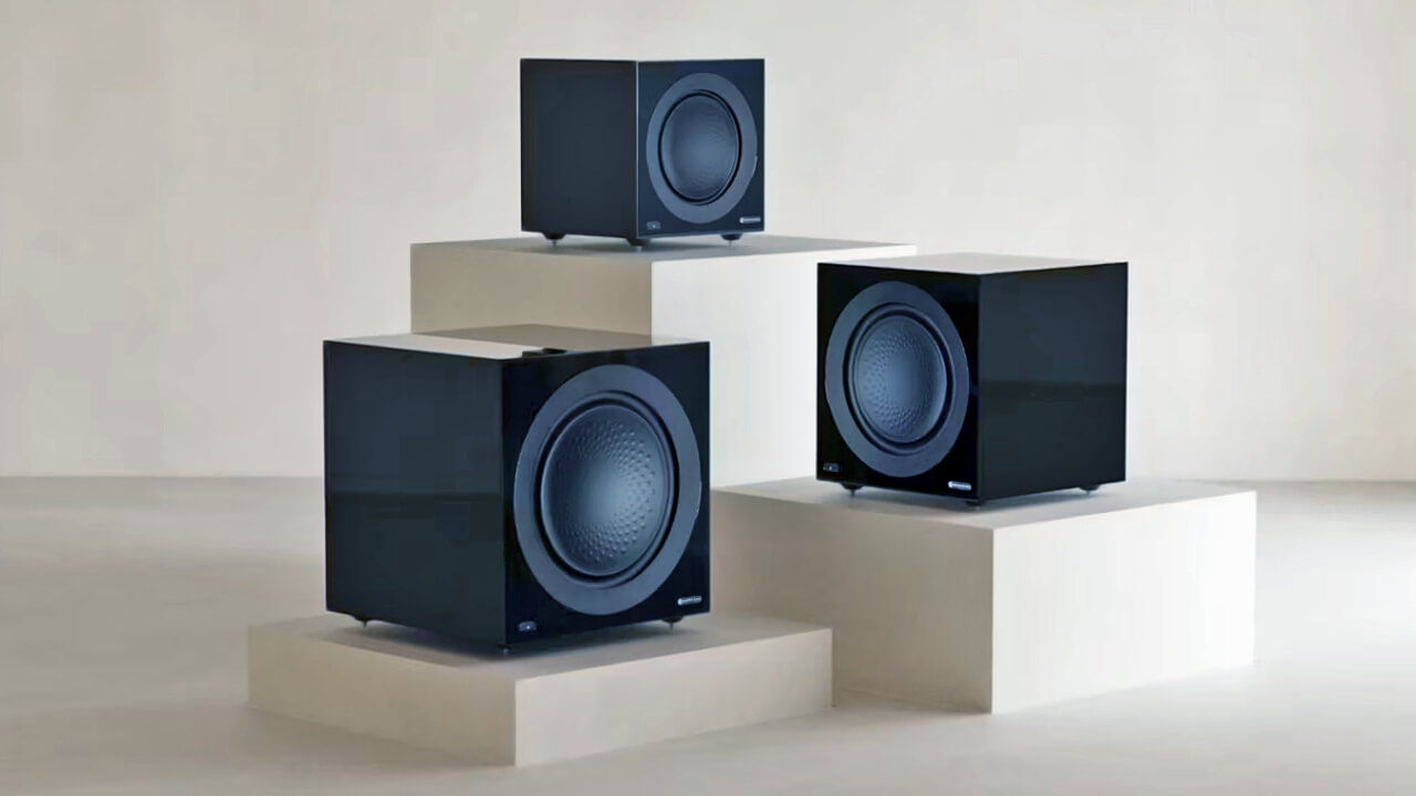 Tre musikaliska subwoofers från Monitor Audio