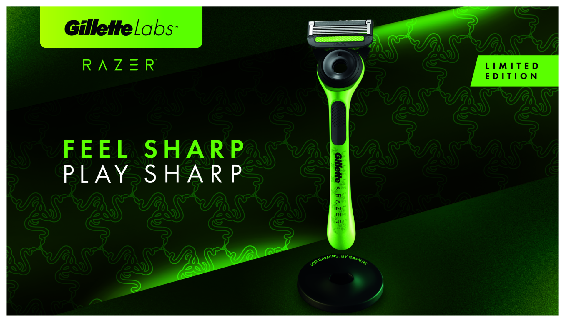 Gillette och Razer lanserar hygienprodukter för gamers