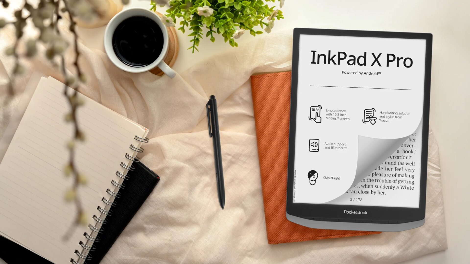 PocketBook InkPad X Pro blir anteckningsbok