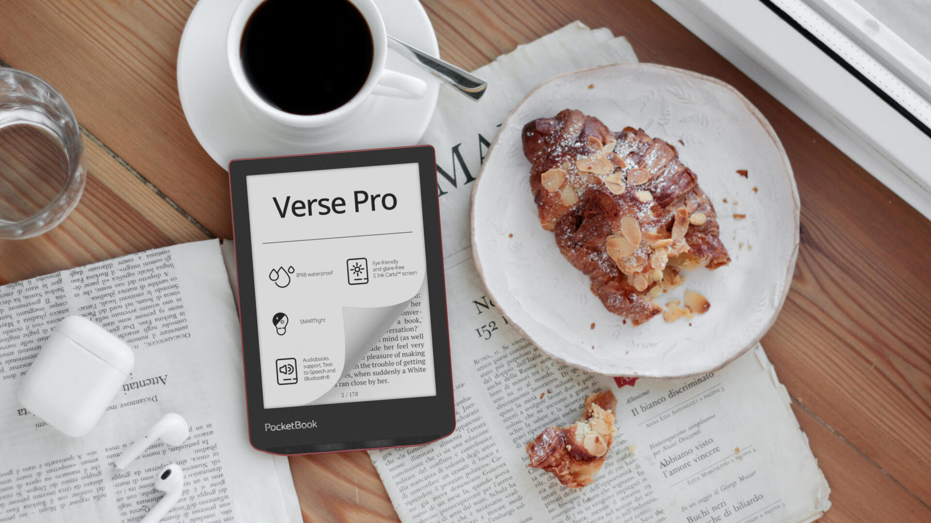 Nya e-bokläsarna PocketBook Verse och Verse Pro
