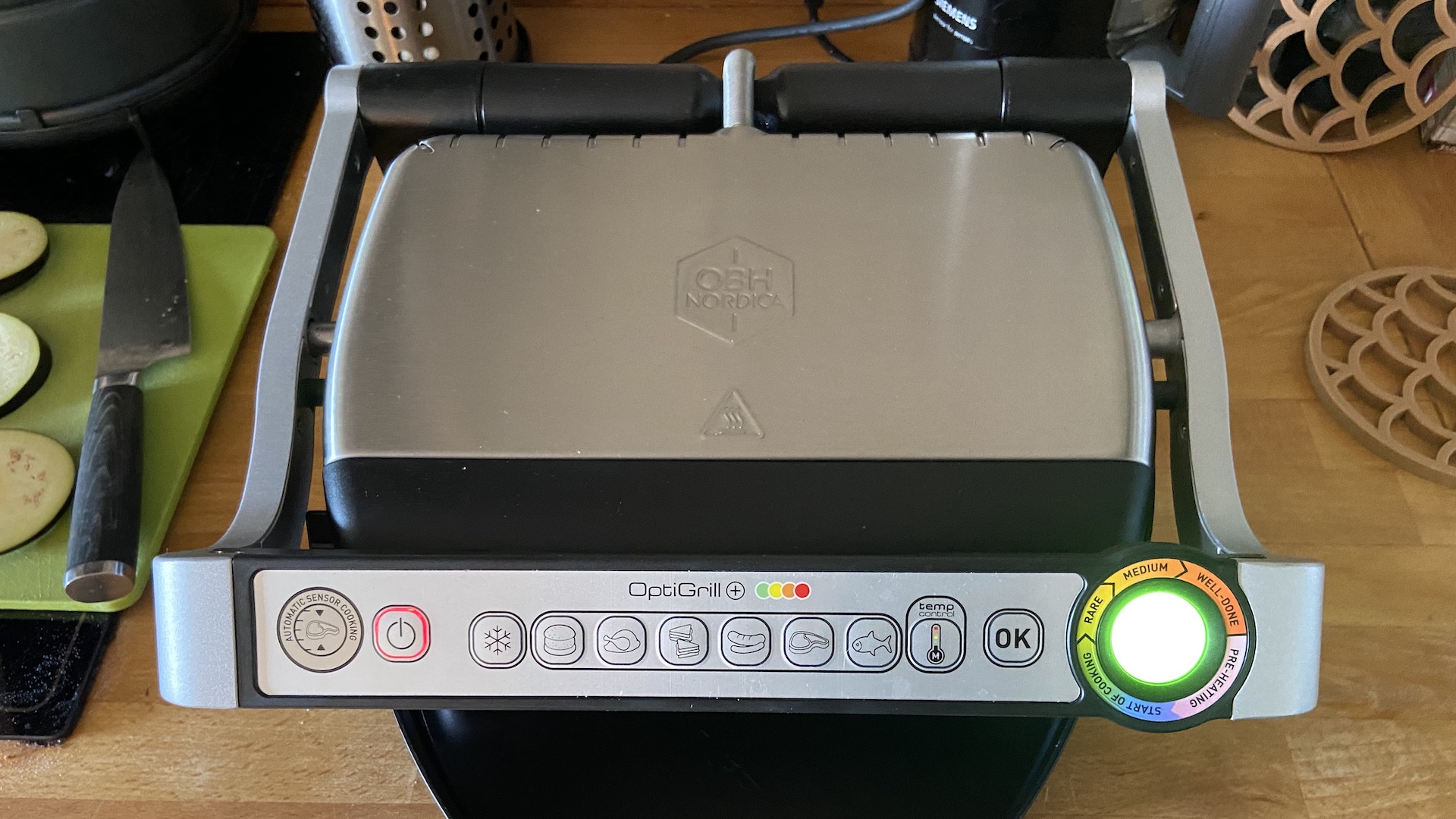 OBH Nordica optigrill elektrisk bordgrill