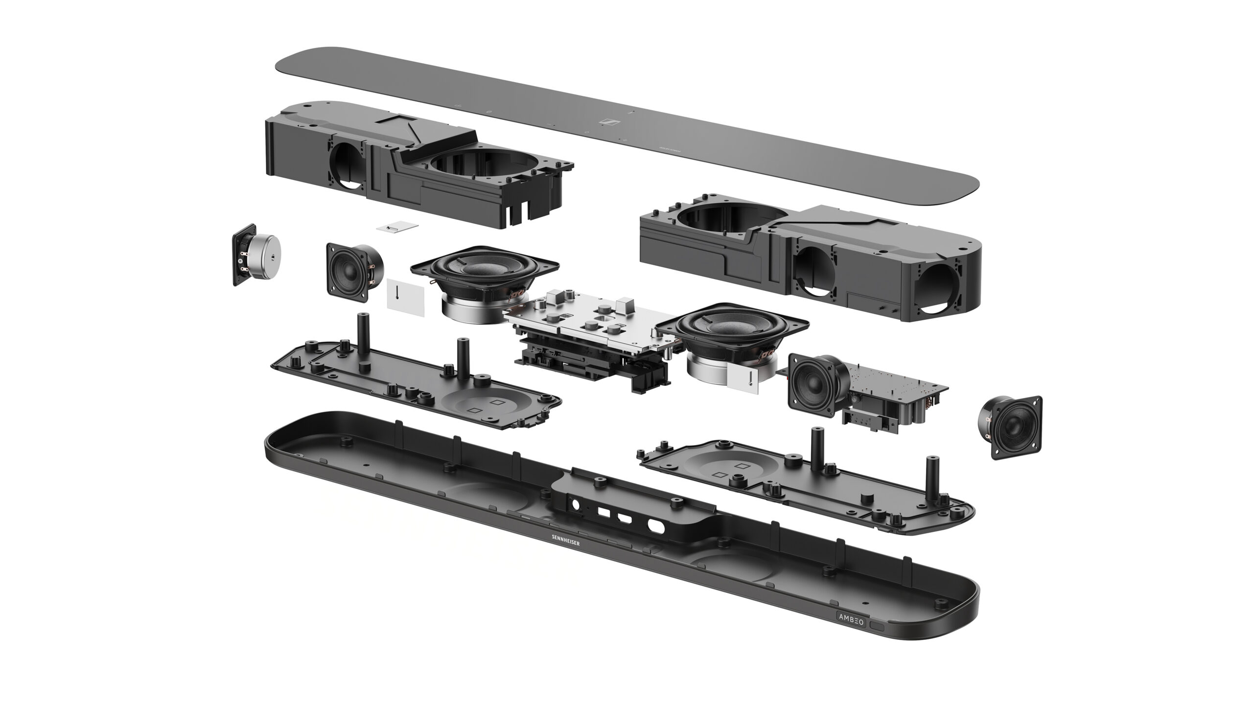 Sennheiser Ambeo soundbar_mini_exploded